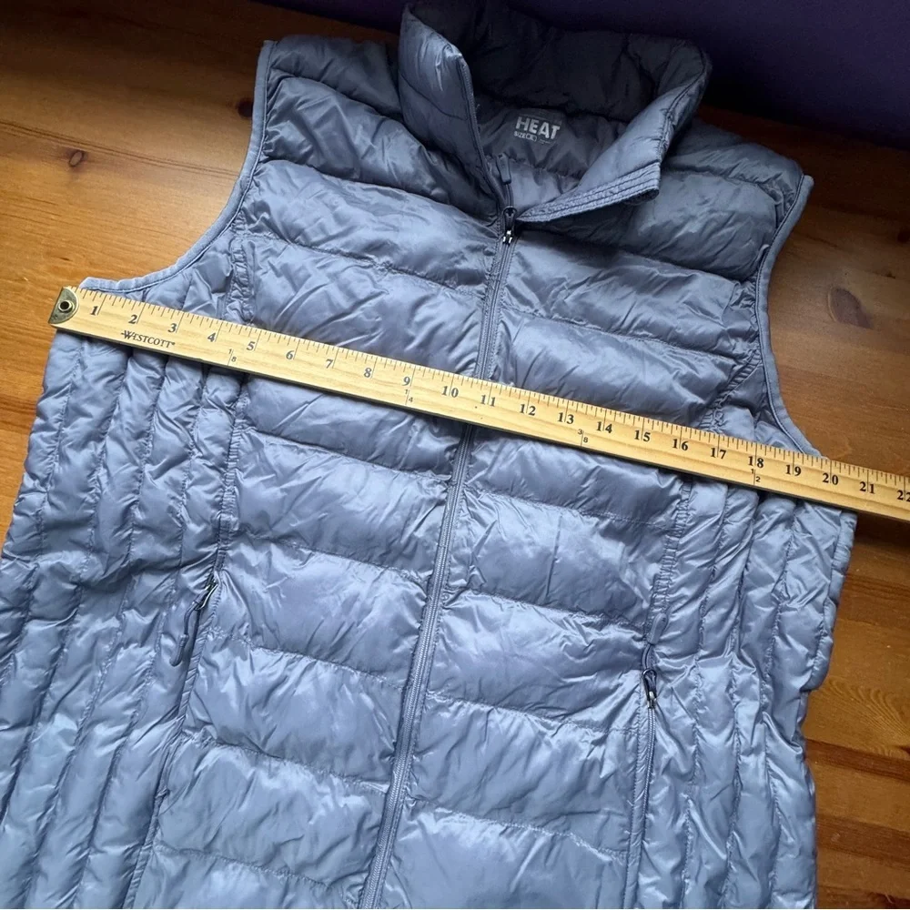 32degrees silver puffer vest size xl
